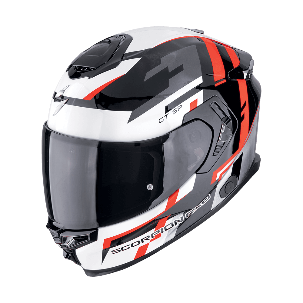 Moto přilba SCORPION EXO-GT SP AIR TORNADO černo/červená