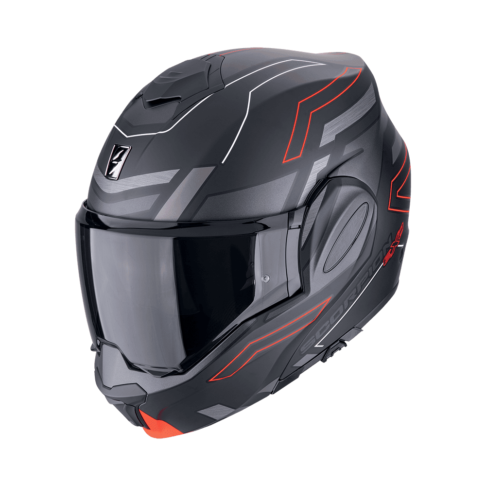 Moto přilba SCORPION EXO-TECH EVO CONQUER matná černo/červená