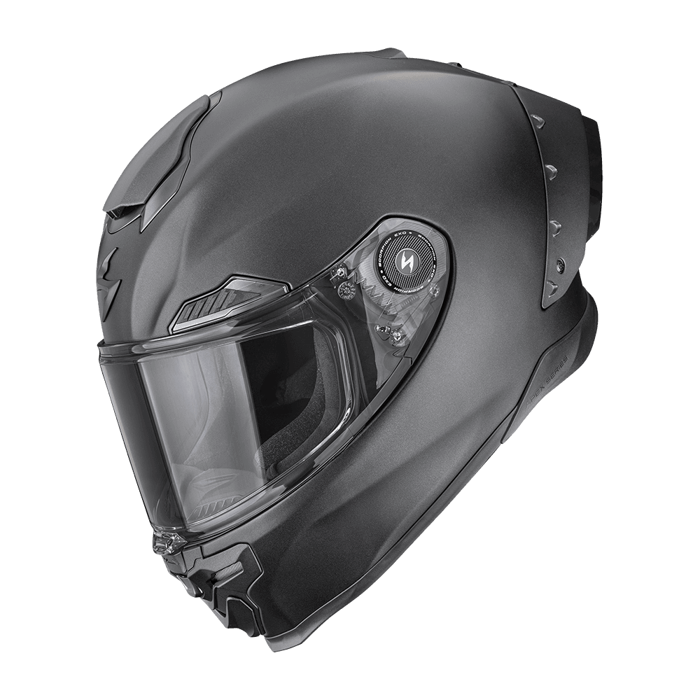 Moto přilba SCORPION EXO-RACE AIR FIM2 solid matná perleťově černá