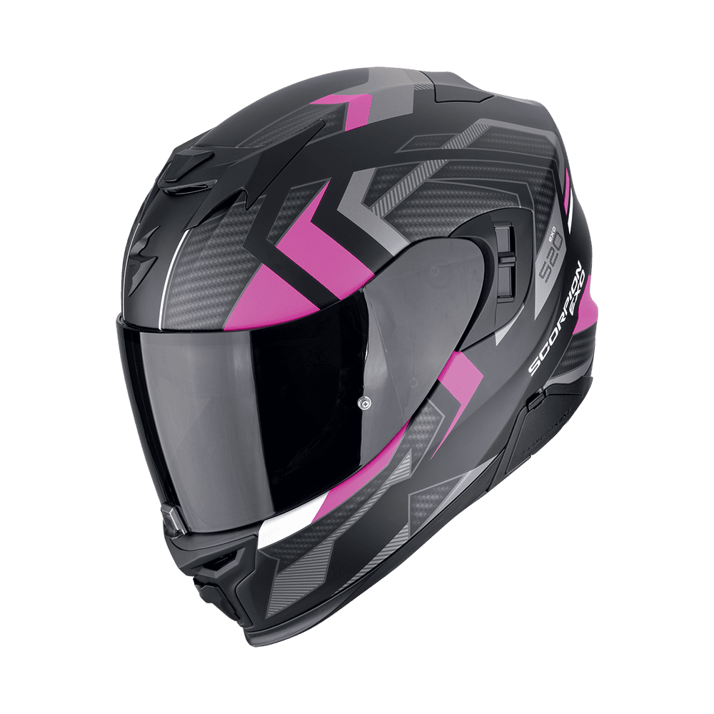 Moto přilba SCORPION EXO-520 EVO AIR SENSUS matná černo/růžová