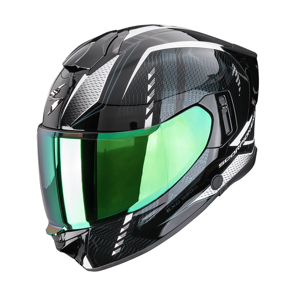 Moto přilba SCORPION EXO-530 AIR THERAS černo/bílý chameleon