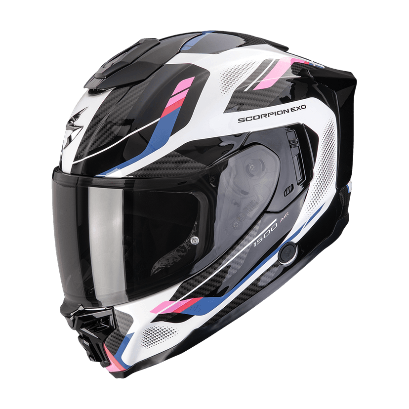 Moto přilba SCORPION EXO-1500 AIR SLEEK bílo/černo/růžová