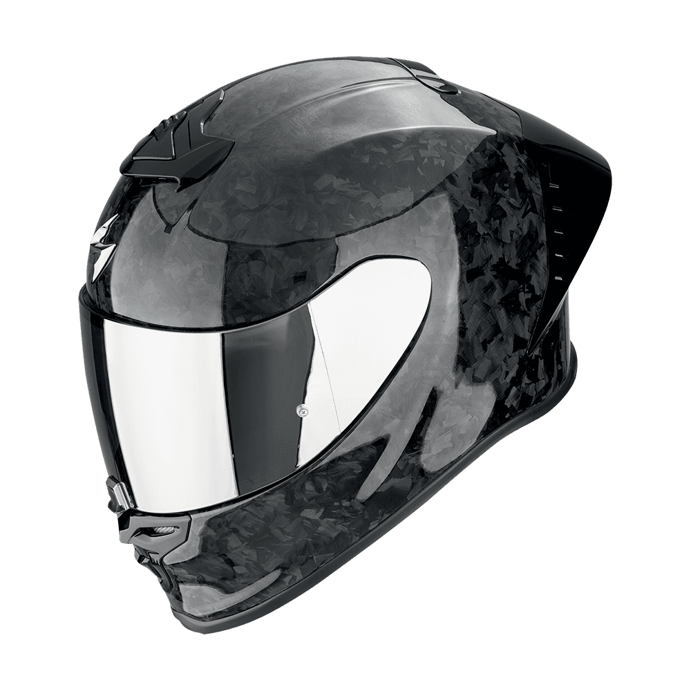 Moto přilba SCORPION EXO-R1 EVO II CARBON AIR ONYX černá