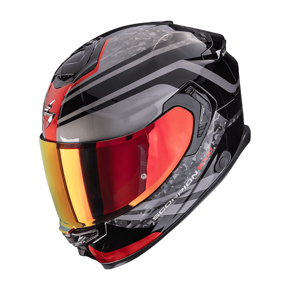 Moto přilba SCORPION EXO-GT SP AIR ARTEN černo/červená