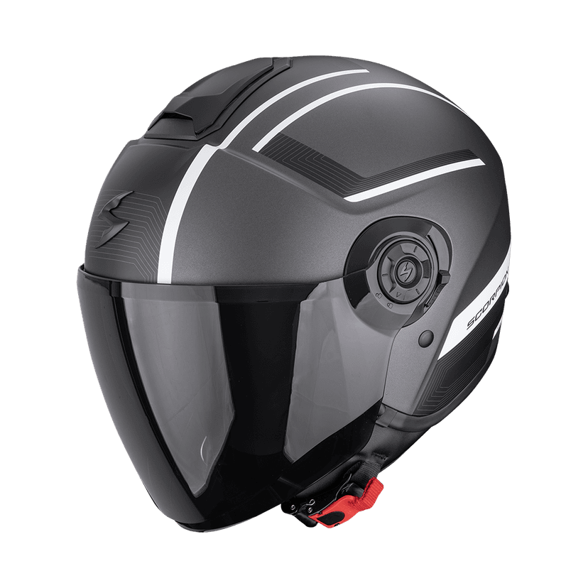 Moto přilba SCORPION EXO-CITY II COSMOS matná stříbrno/bílá