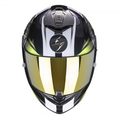 Moto přilba SCORPION EXO-1400 AIR TORQUE neonově žlutá 2
