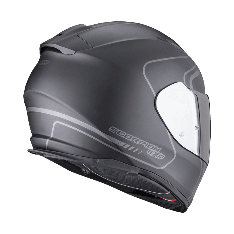 Moto přilba SCORPION EXO-491 WEST matná černo/stříbrná