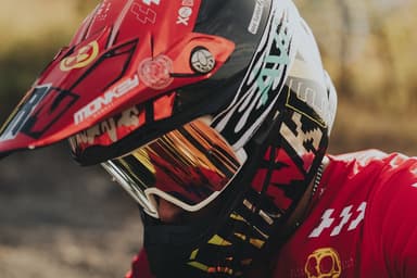 Motokrosové brýle AVA Acumen FLAMES černé 3