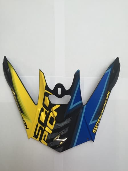 Kšilt SCORPION VX-20 AIR MAGNUS matný černo/modro/žlutý