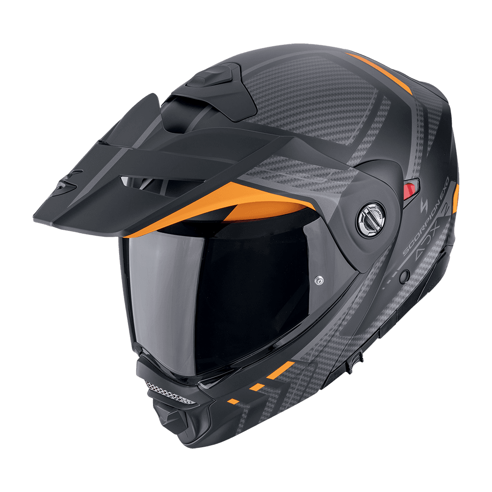 Moto přilba SCORPION ADX-2 LEWIS matná černo/oranžová