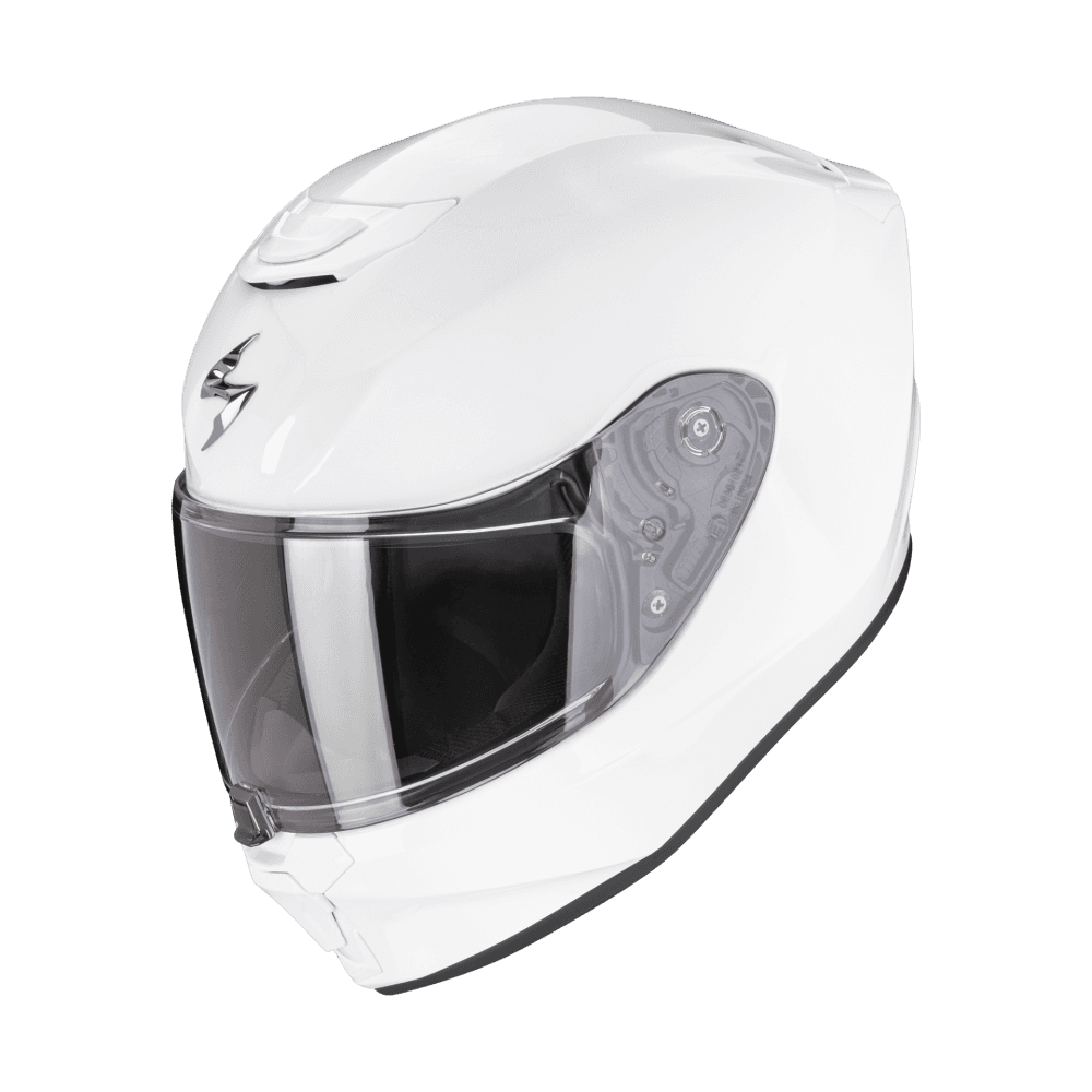 Dětská moto přilba SCORPION EXO-JNR AIR solid bílá
