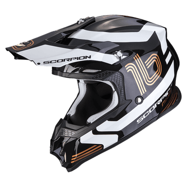 Moto přilba SCORPION VX-16 AIR TUB metalická černo/zlatá 3