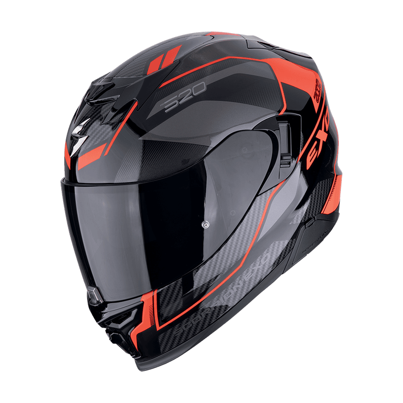 Moto přilba SCORPION EXO-520 EVO AIR LENA černo/červená