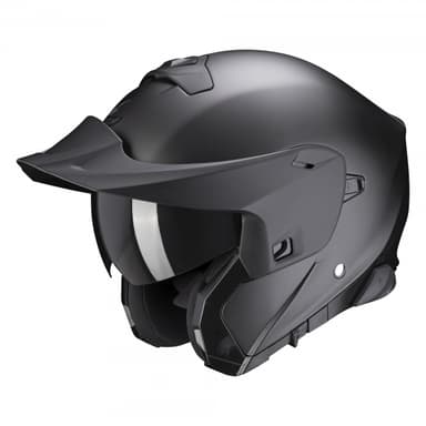 Moto přilba SCORPION EXO-930 SMART solid matná perleťově černá 4