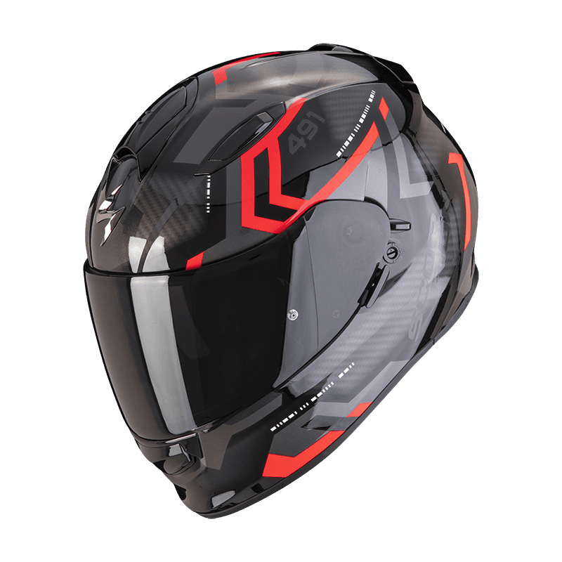 Moto přilba SCORPION EXO-491 SPIN černo/červená