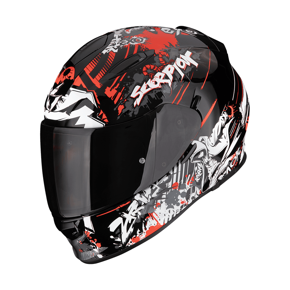 Moto přilba SCORPION EXO-491 SPECTOR černo/červená
