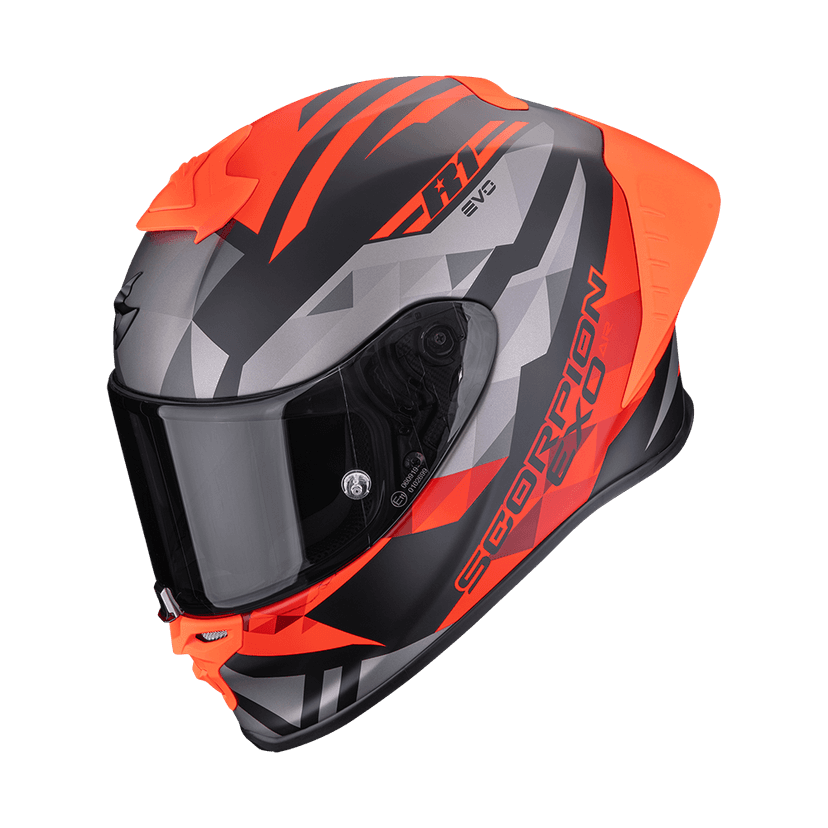 Moto přilba SCORPION EXO-R1 EVO II AIR VALERE matná černo/červená