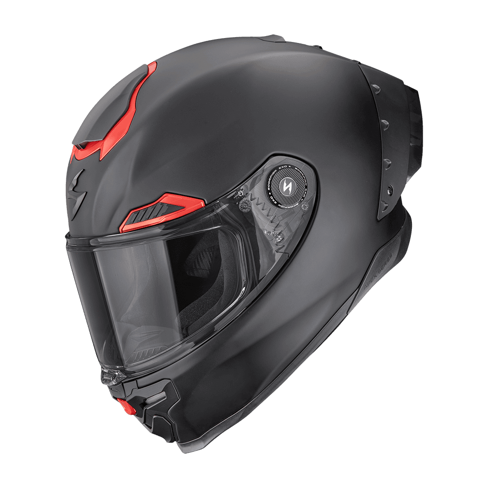 Moto přilba SCORPION EXO-RACE AIR FIM2 solid matná černo/červená