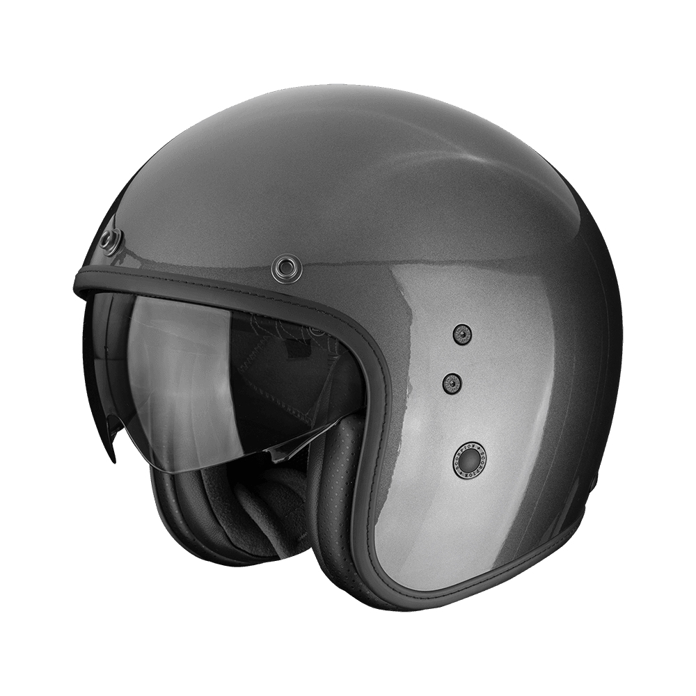 Moto přilba SCORPION BELFAST EVO solid metalická šedá