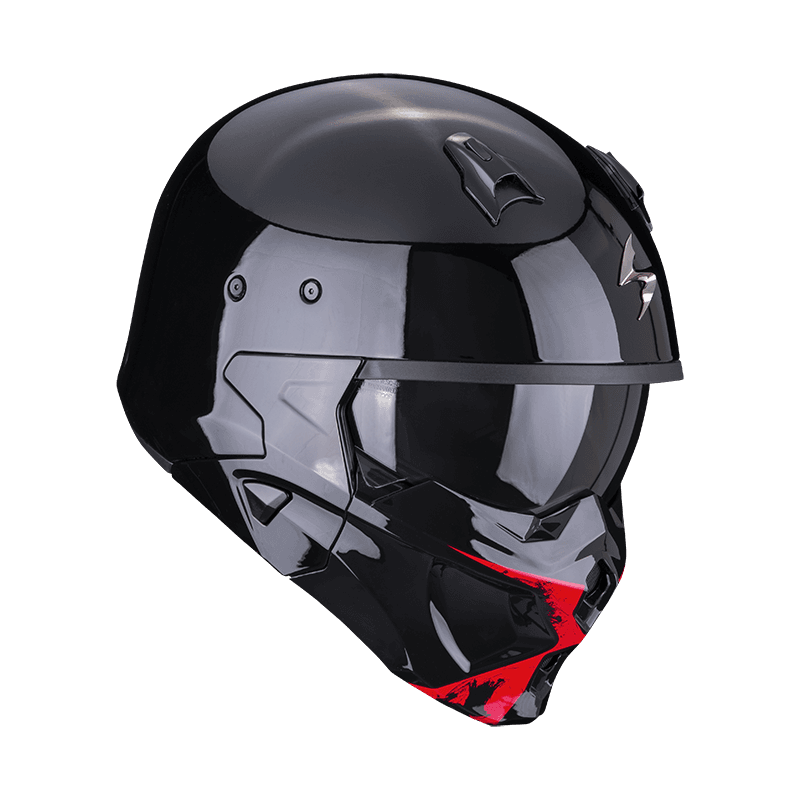 Moto přilba SCORPION COVERT-X TANKER černo/červená