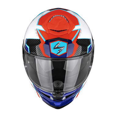 Moto přilba SCORPION EXO-GT SP CARBON AIR ATLAS bílo/modro/červená 3