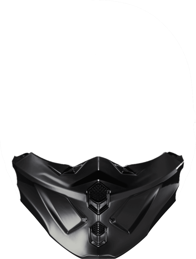 Přední maska SCORPION COVERT-X černá