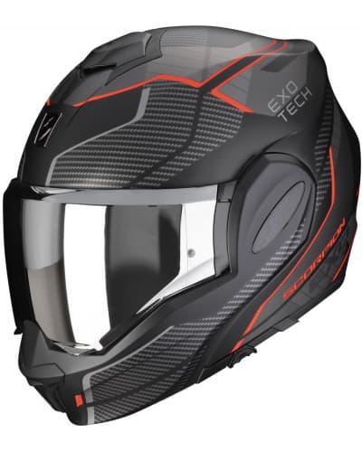 Moto přilba SCORPION EXO-TECH EVO ANIMO matná černo/červená
