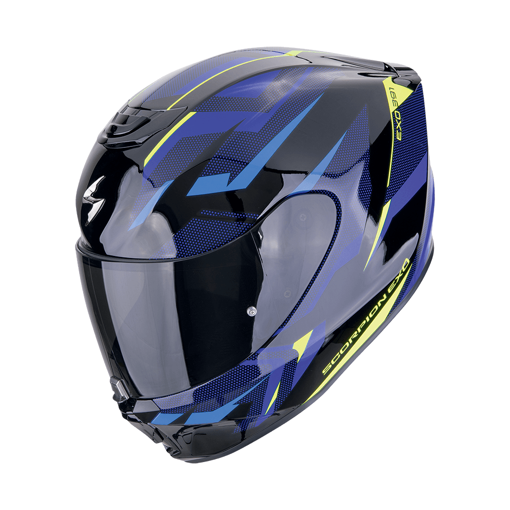Moto přilba SCORPION EXO-391 AAXO černo/modrá