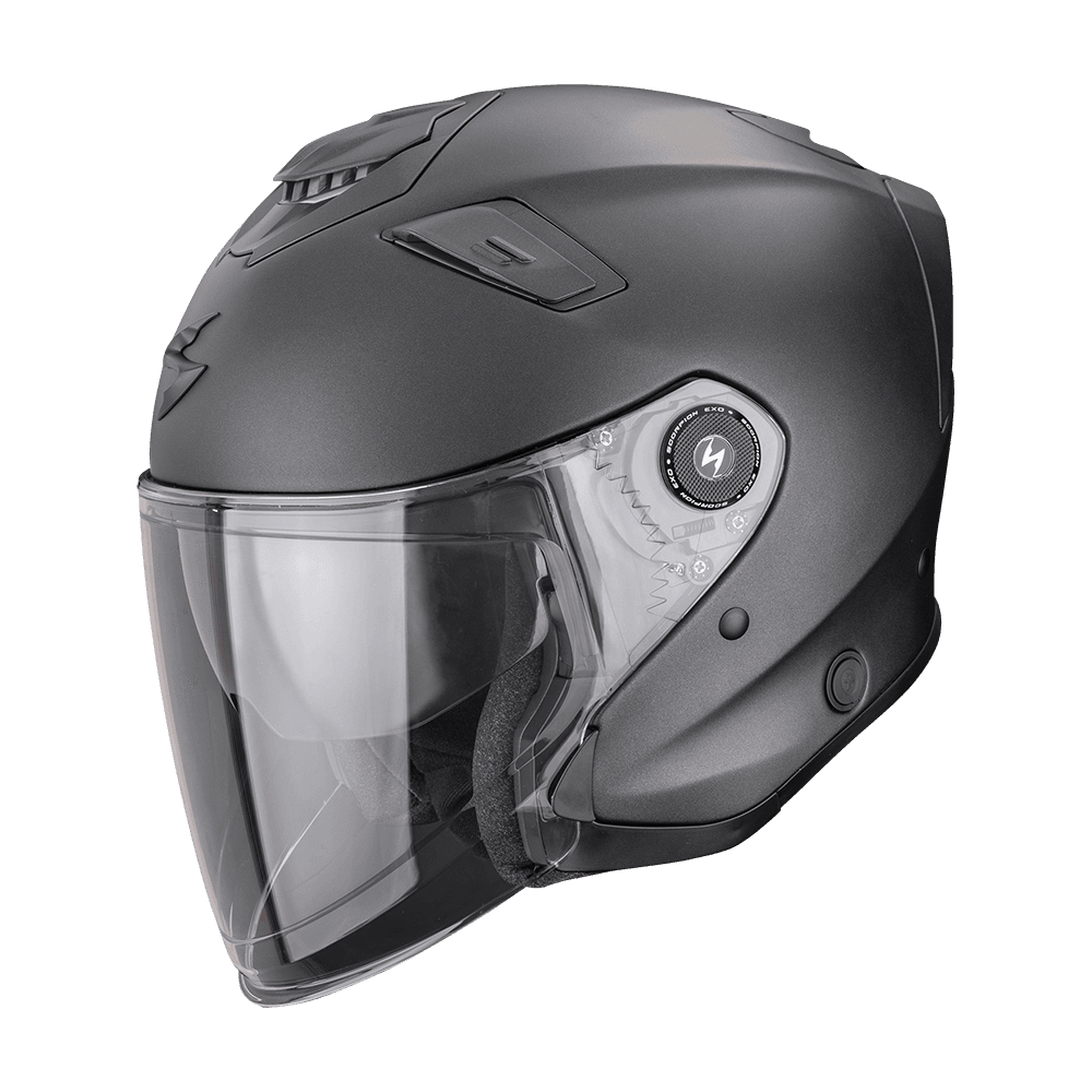 Moto přilba SCORPION EXO-GT JET solid matná perleťově černá