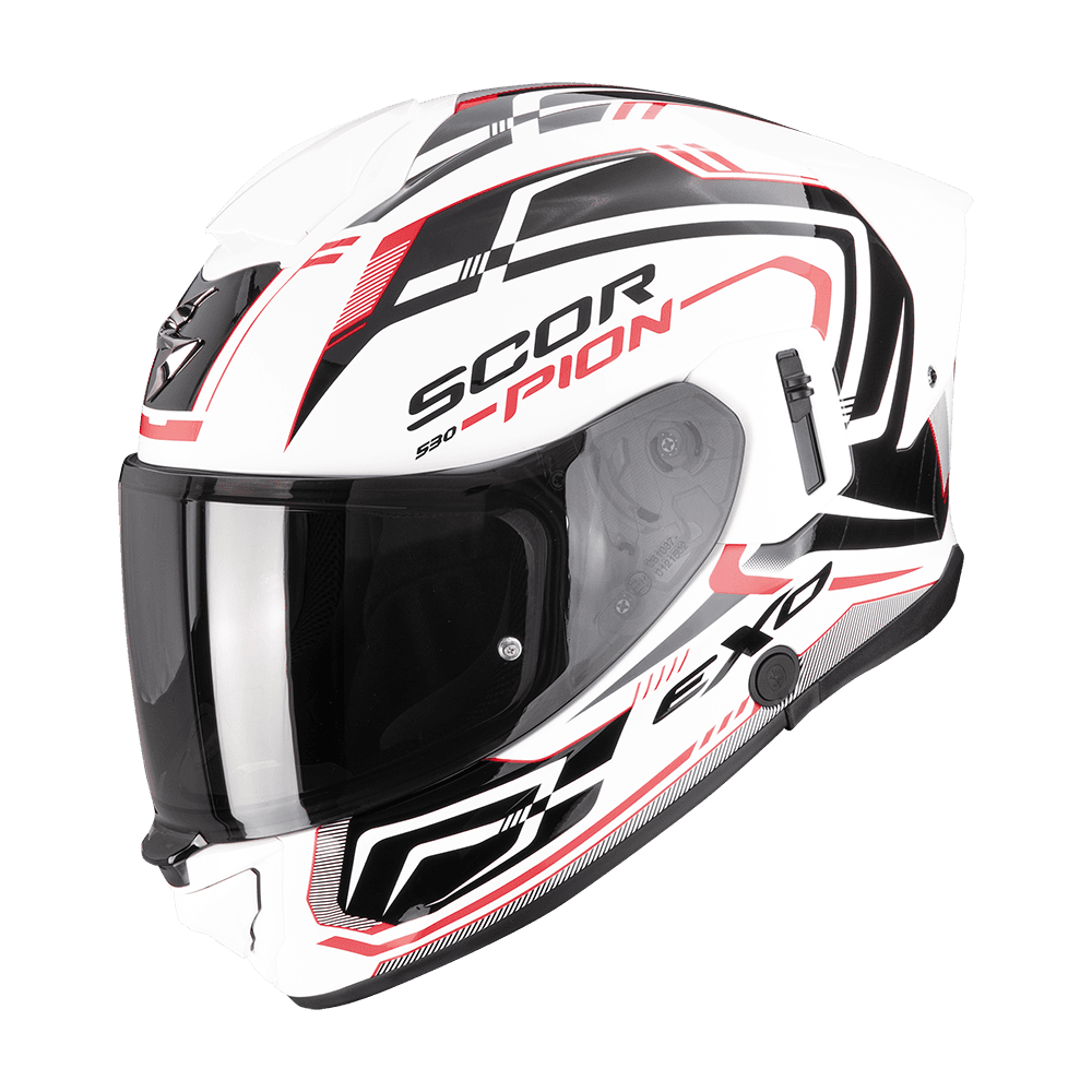 Moto přilba SCORPION EXO-530 AIR SLOPE bílo/černo/červená
