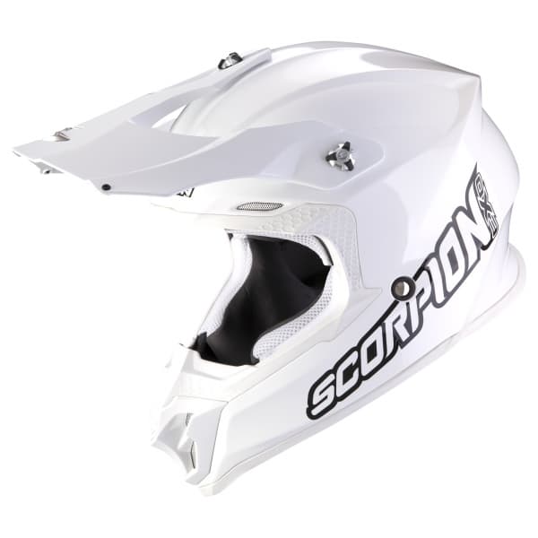 Moto přilba SCORPION VX-16 EVO AIR solid bílá