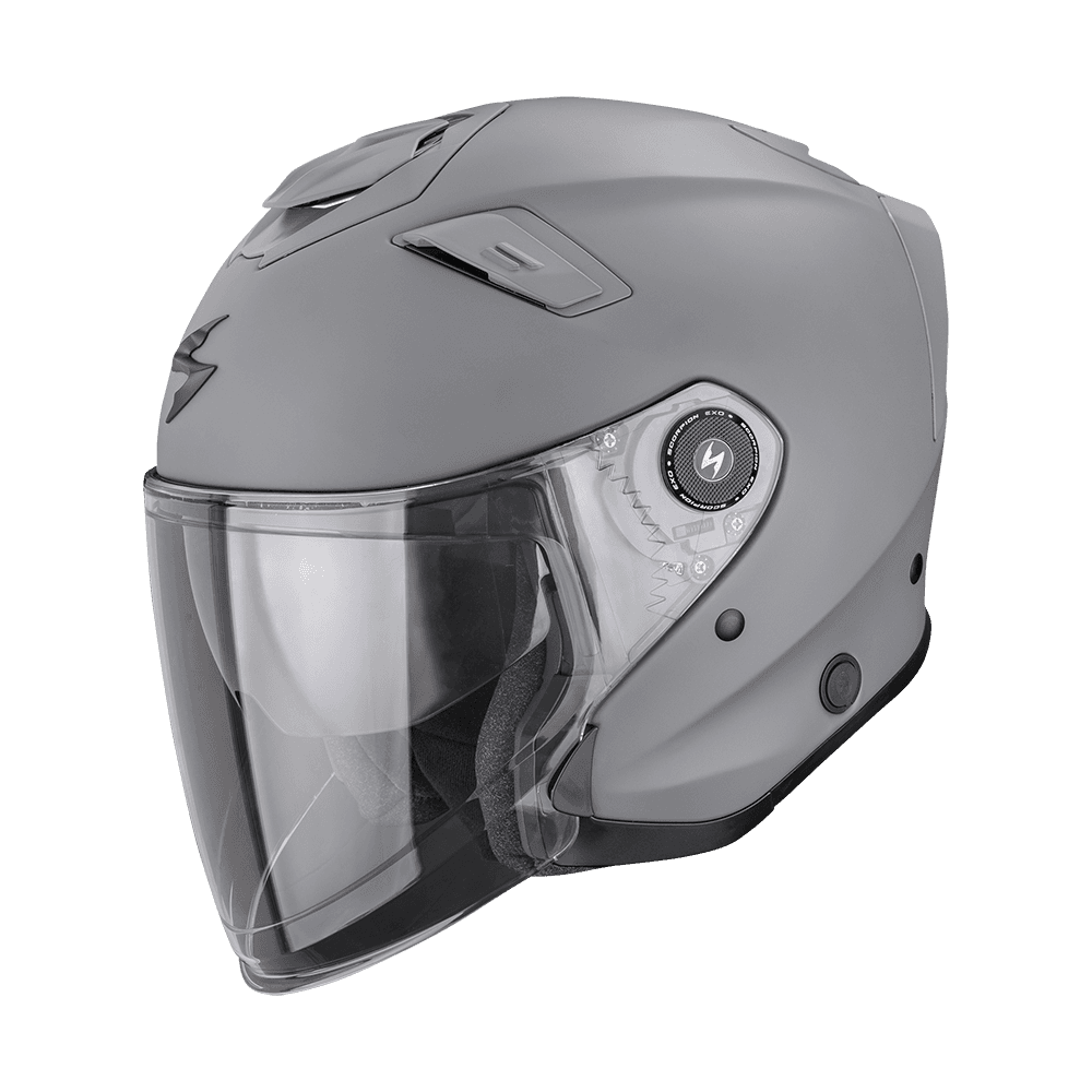 Moto přilba SCORPION EXO-GT JET solid matná cementově šedá