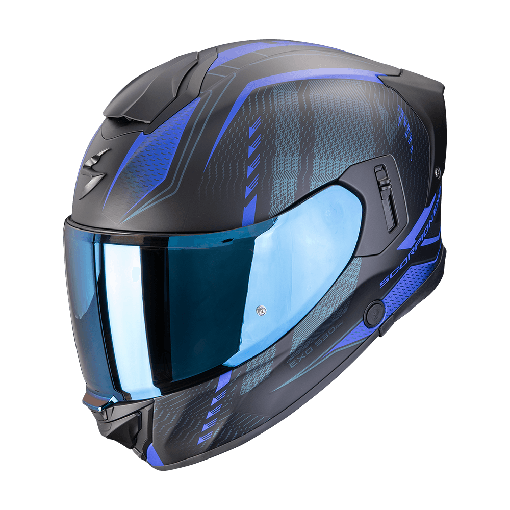 Moto přilba SCORPION EXO-530 AIR THERAS matná černo/modrá