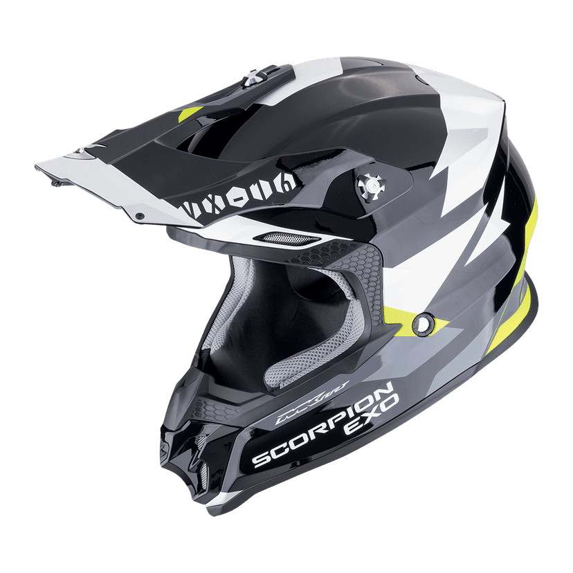 Moto přilba SCORPION VX-16 EVO AIR ROD černo/fluo žlutá
