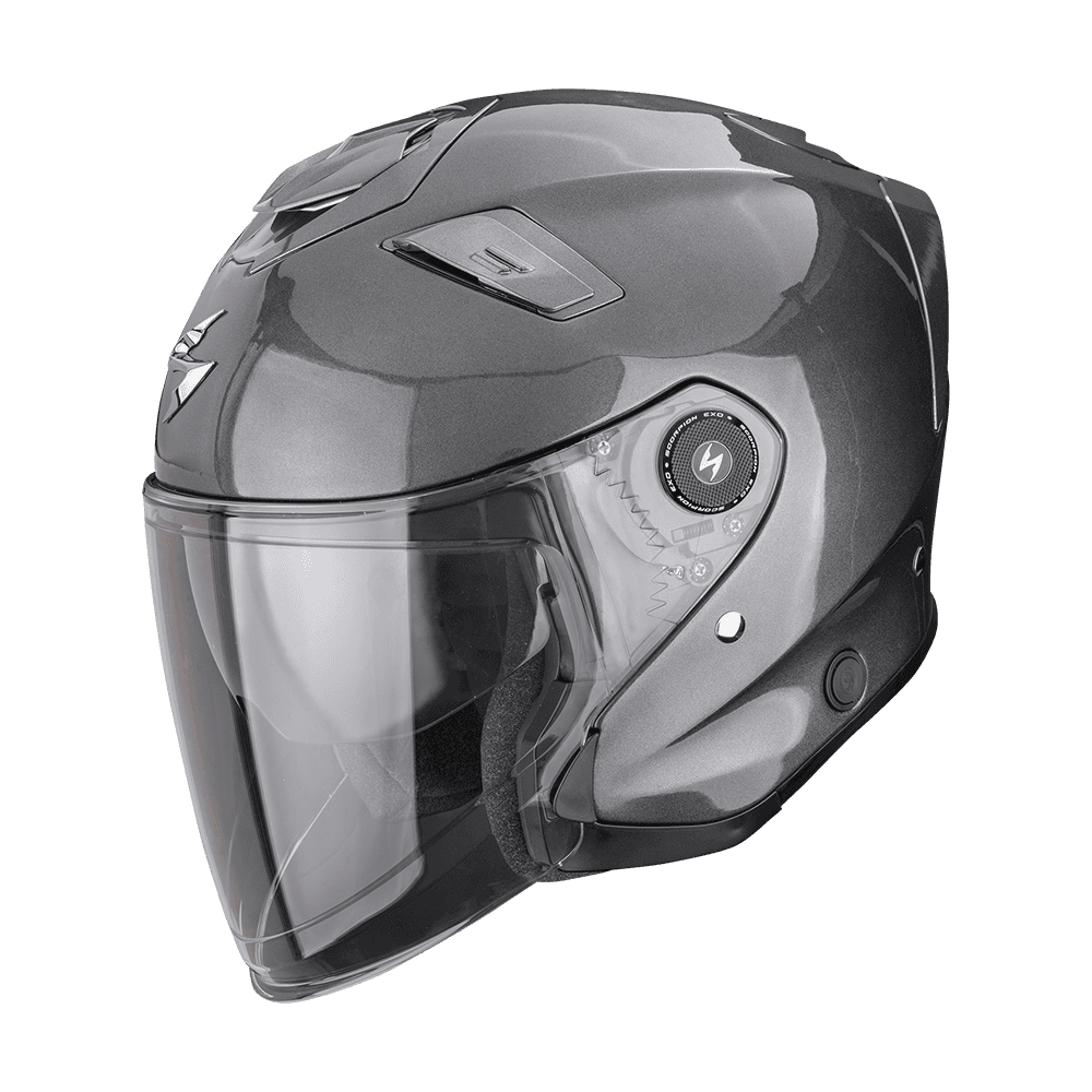 Moto přilba SCORPION EXO-GT JET solid metalická šedá