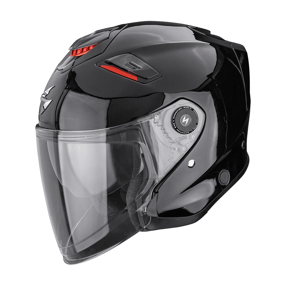 Moto přilba SCORPION EXO-GT JET solid metalická černá