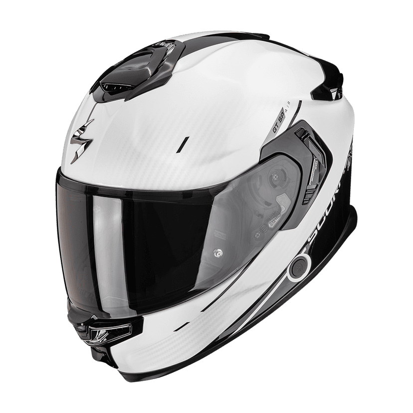 Moto přilba SCORPION EXO-GT SP AIR ASPHALT perleťově bílo/černá
