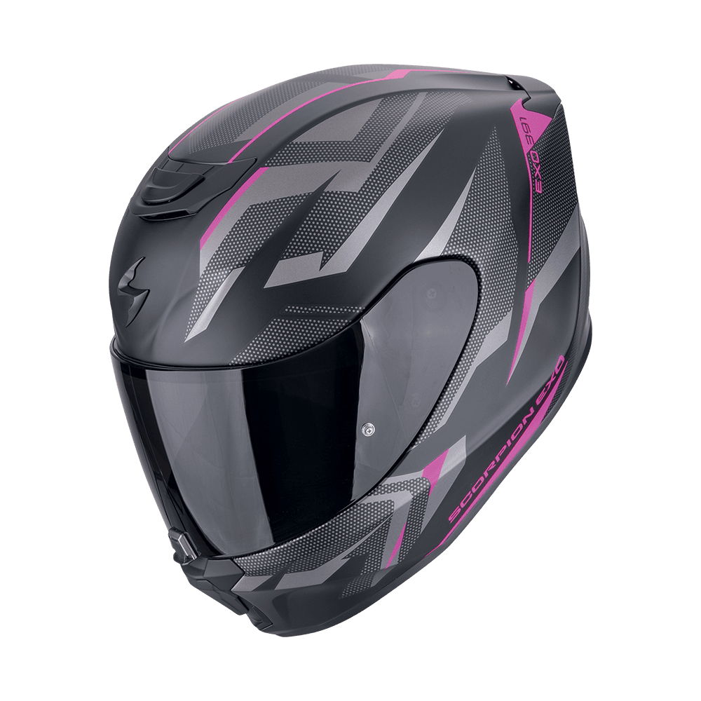 Moto přilba SCORPION EXO-391 AAXO matná černo/růžová