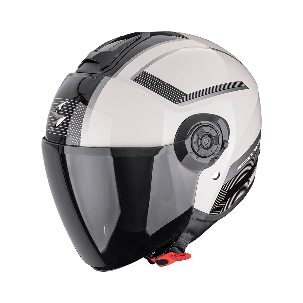 Moto přilba SCORPION EXO-CITY II COSMOS krémovo/černá