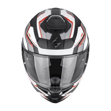 Moto přilba SCORPION EXO-GT SP CARBON AIR ARKON matná černo/stříbrno/červená 2
