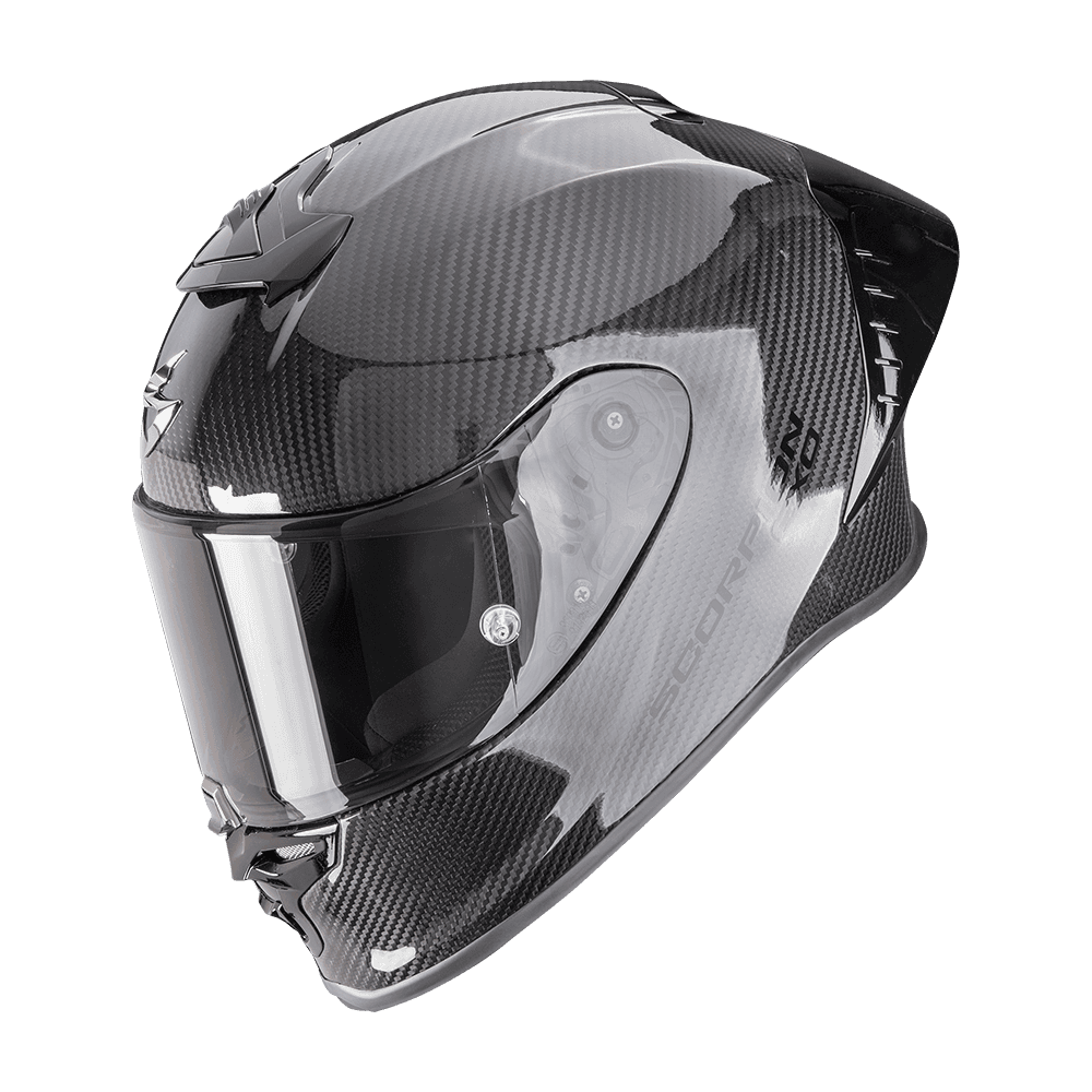 Moto přilba SCORPION EXO-R1 EVO II CARBON AIR solid černá