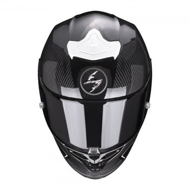 Moto přilba SCORPION EXO-R1 CARBON AIR CORPUS II černo/bílá 2