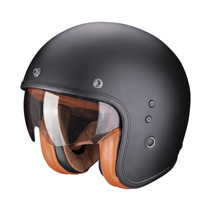 Moto přilba SCORPION BELFAST EVO LUXE  matná černá