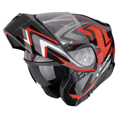 Moto přilba SCORPION EXO-930 EVO ALPHA černo/stříbrno/červená 2