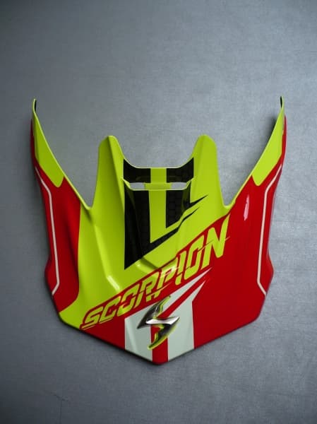 Kšilt SCORPION VX-15 AIR LEGGERO žlutý fluo