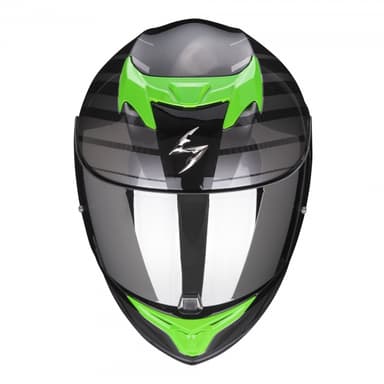 Moto přilba SCORPION EXO-520 AIR SHADE černo/zelená 2