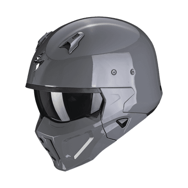Moto přilba SCORPION COVERT-X solid cementově šedá 3