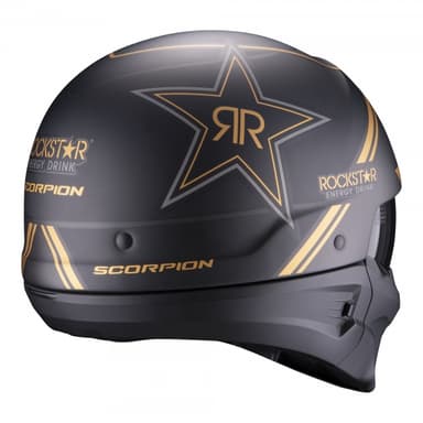 Moto přilba SCORPION EXO-COMBAT EVO ROCKSTAR zlatá 3