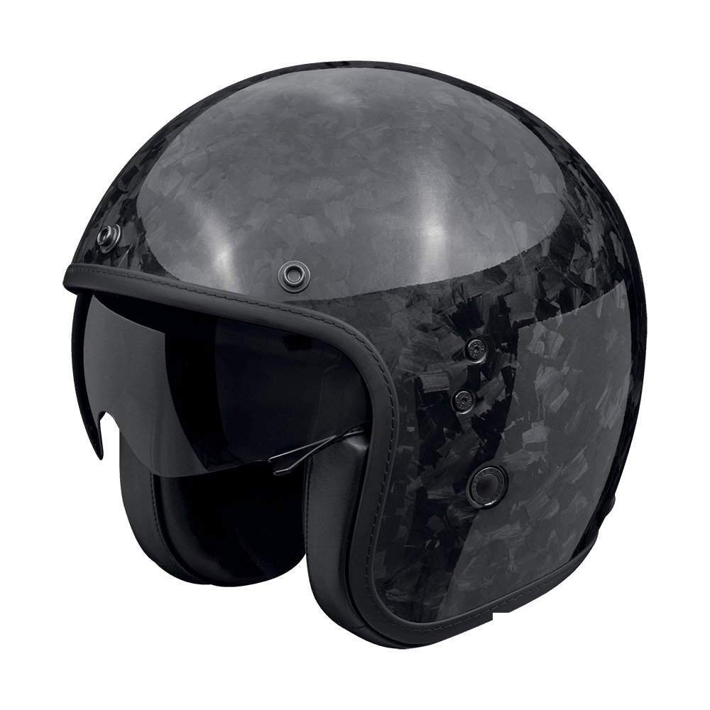 Moto přilba SCORPION BELFAST EVO ONYX CARBON černá