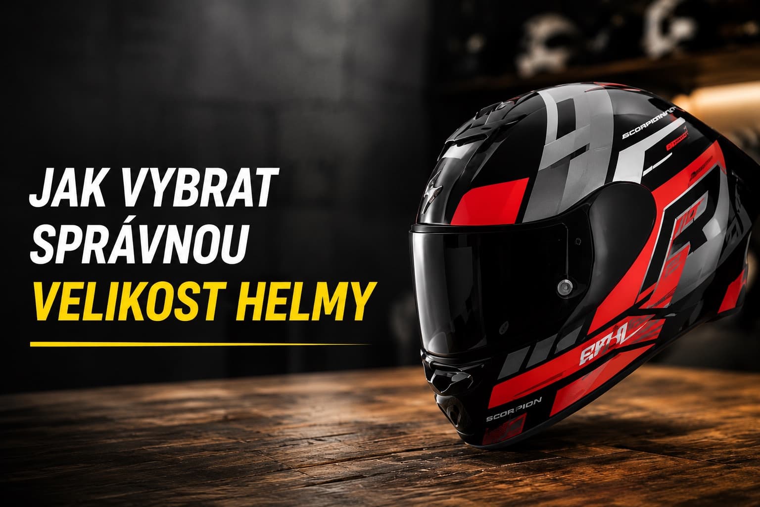 Jak vybrat správnou velikost moto přilby Scorpion